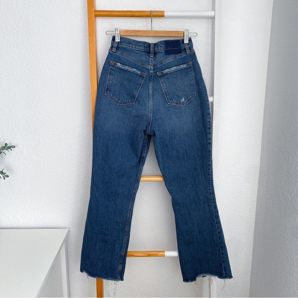 Abercrombie & Fitch The Kick Flare Ultra High Rise Jeans Button Fly Stretch 25 - Picture 4 of 14